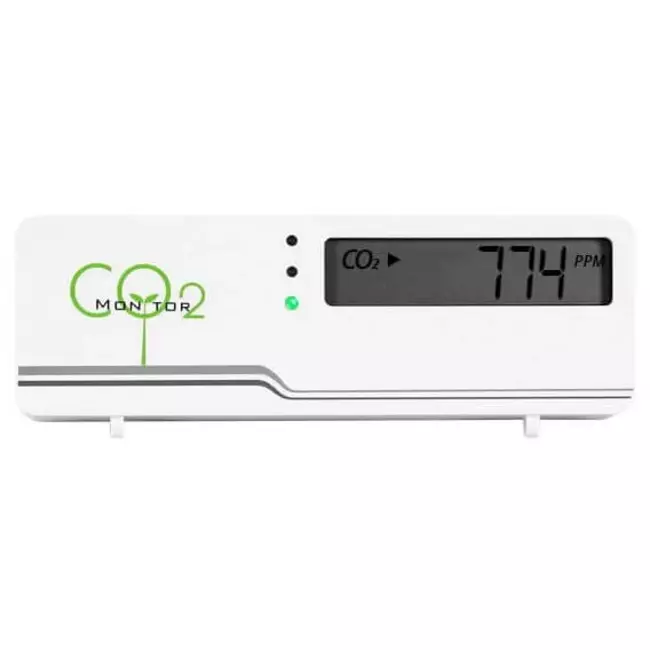 CO2 Meter - Compact Air Indicator with Temperature Display