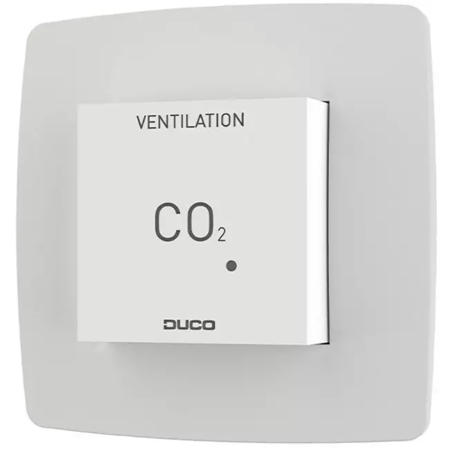 Duco CO2 room sensor without control RF/Wired white