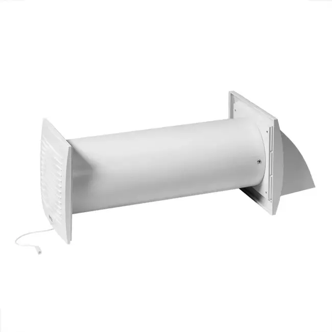Europlast decentralised MVHR unit 100 mm with pull cord and plug