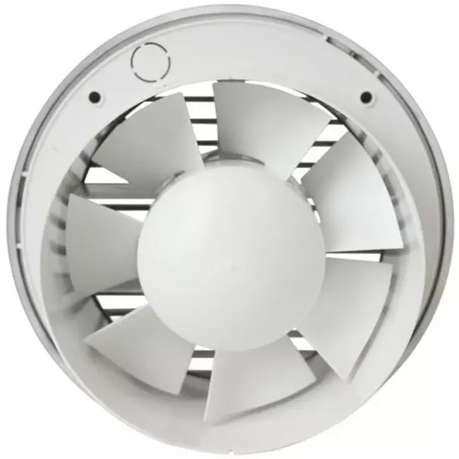 Bathroom extractor fan round Ø 100 mm anthracite - basic EA100A