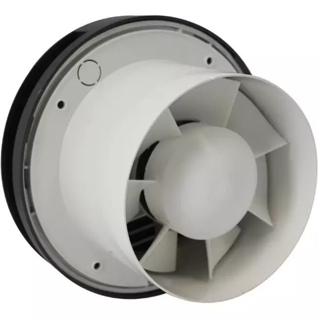 Bathroom extractor fan round Ø 125 mm antraciet - design EAT125A