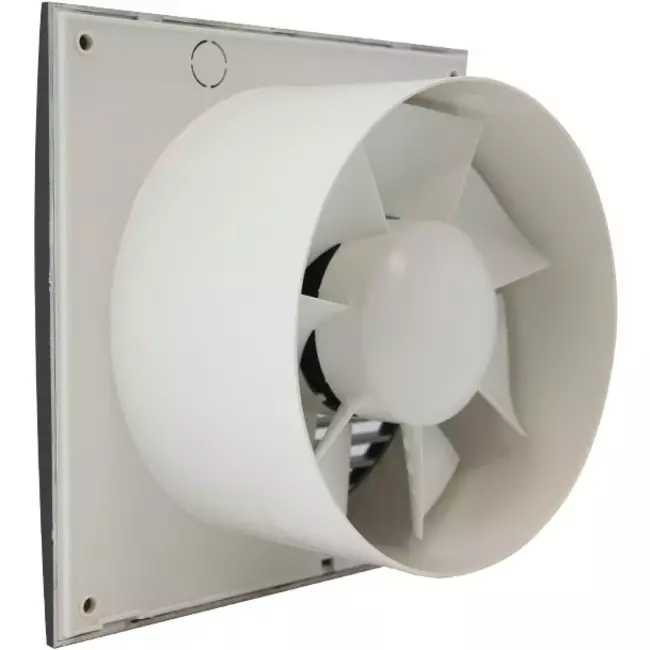 Bathroom extractor fan Ø 125 mm anthracite with timer - EE125TA