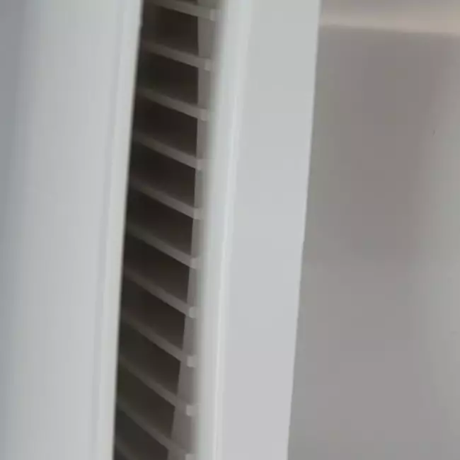 Bathroom extractor fan Ø 100 mm white with timer - Design EET100T