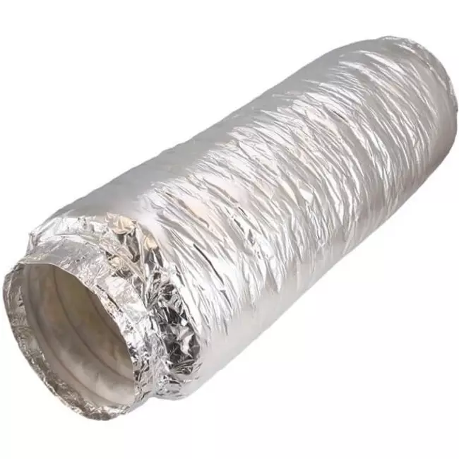 Flexible silencer non-woven with connection diameter 125 mm length 1000mm