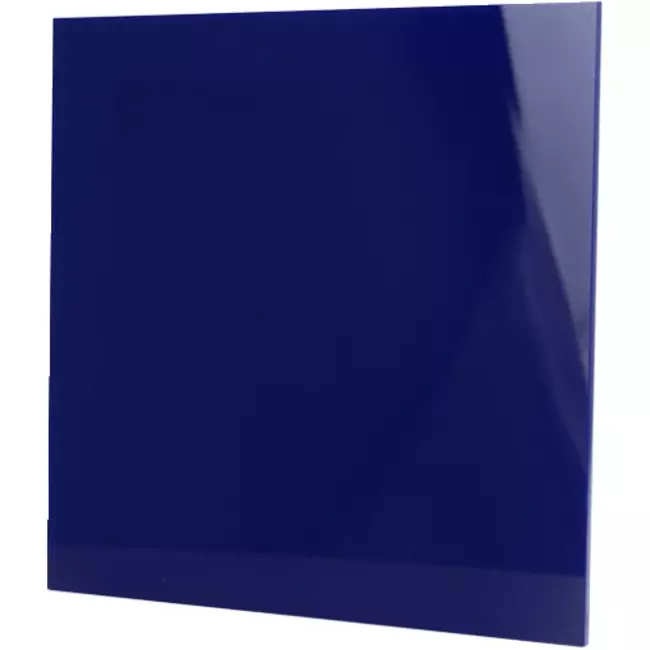 Grille 15x15cm with coloured plastic front blue