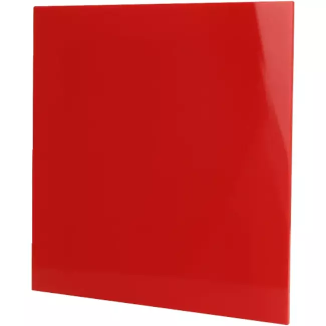 Grille 15x15cm with coloured plastic front red