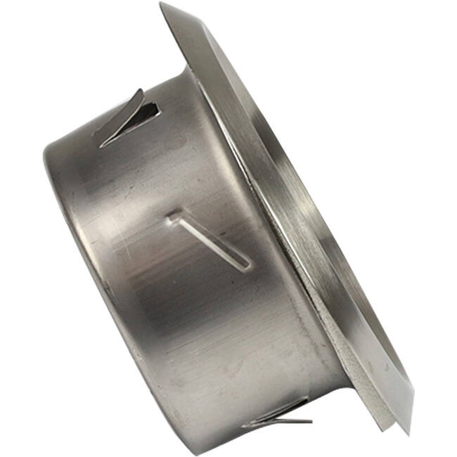 Stainless steel ventilation valve 100mm exhaust and supply with friction springs - DVI-C100