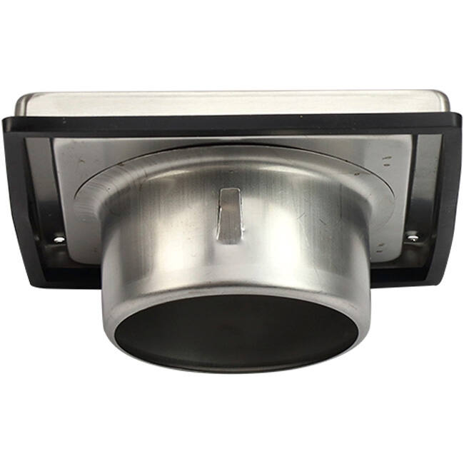 Stainless steel front grille 150mm with movable vanes high exhaust - EL-SS-OP150 SS