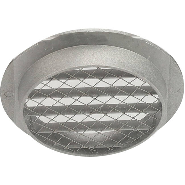 Wall diffuser 100 mm outside air aluminium - EL-A-RLP100