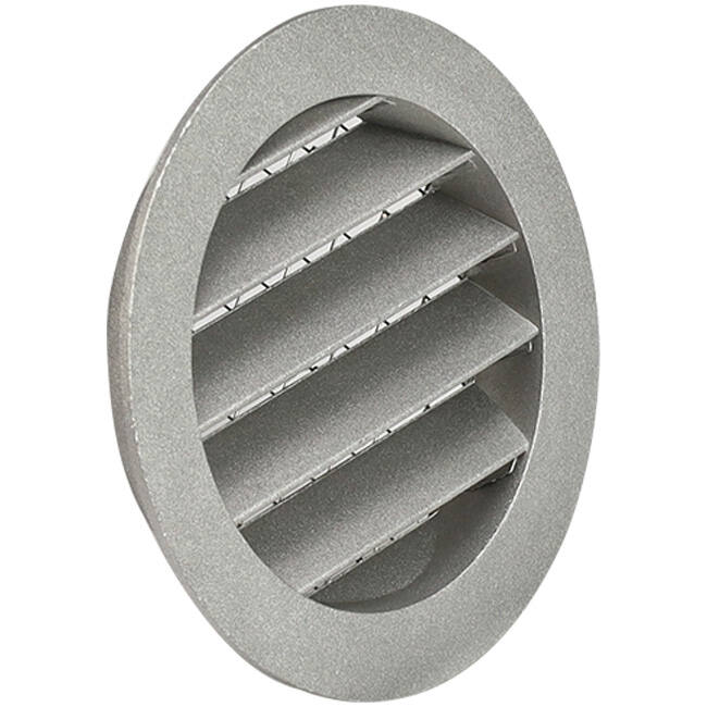 Wall diffuser 100 mm outside air aluminium - EL-A-RLP100