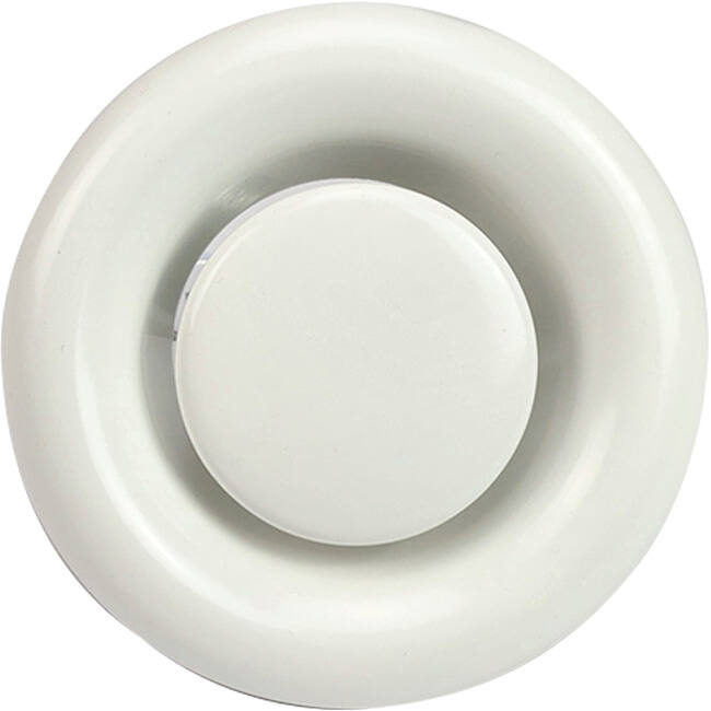 Ventilation exhaust valve 200mm metal - E-DVS200 RAL9010