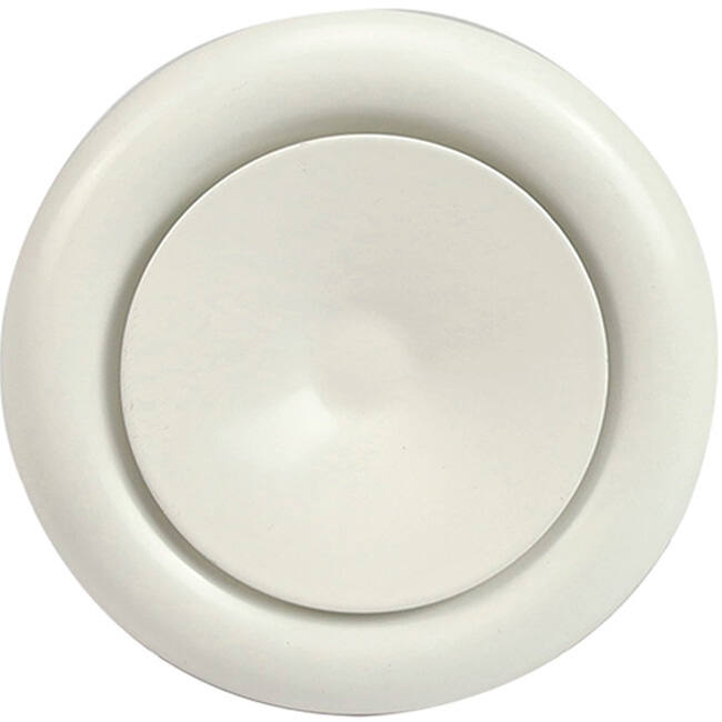 Ventilation valve 100 mm metal - S-DVS100 RAL9010