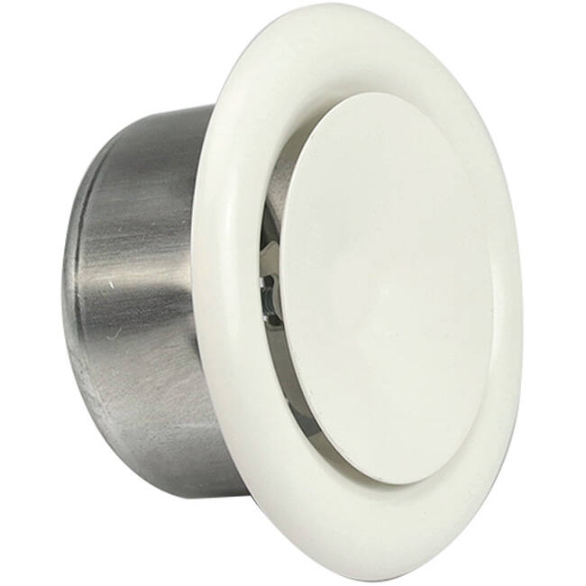 Ventilation valve 100 mm metal - S-DVS100 RAL9010