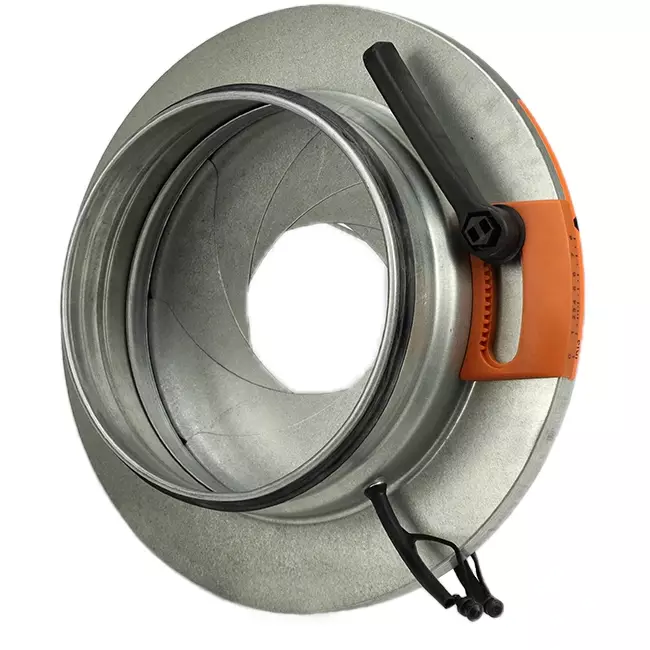 Iris flap 100 mm - Sendzimir galvanized steel - IRIS100