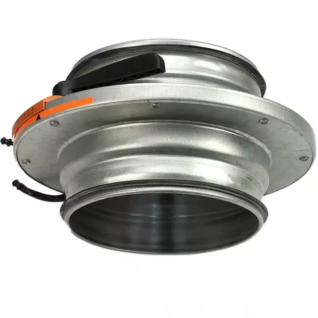 Iris flap 100 mm - Sendzimir galvanized steel - IRIS100