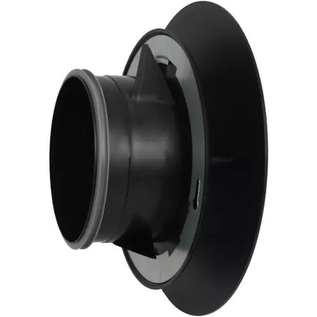 Imaginair RLV big Ø 125 mm supply and exhaust air valve - mounting springs - black