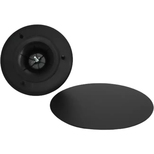 Imaginair RLV big Ø 125 mm supply and exhaust air valve - mounting springs - black