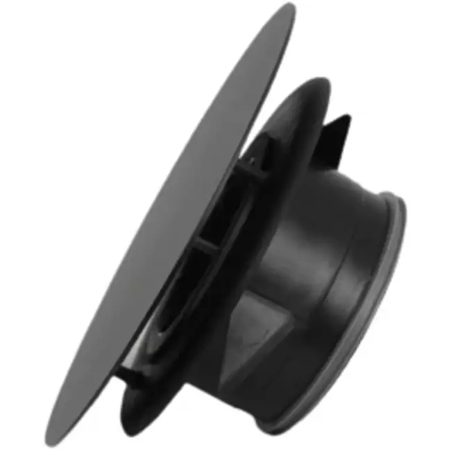 Imaginair RLV big Ø 125 mm supply and exhaust air valve - mounting springs - black
