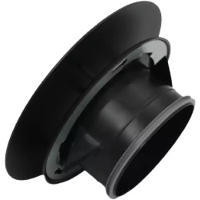 Imaginair RLV big Ø 125 mm supply and exhaust air valve - mounting springs - black