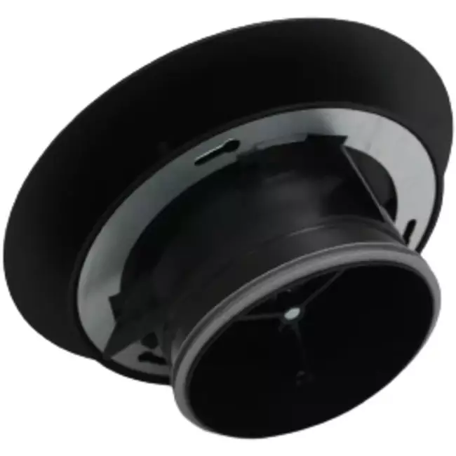 Imaginair RLV big Ø 125 mm supply and exhaust air valve - mounting springs - black