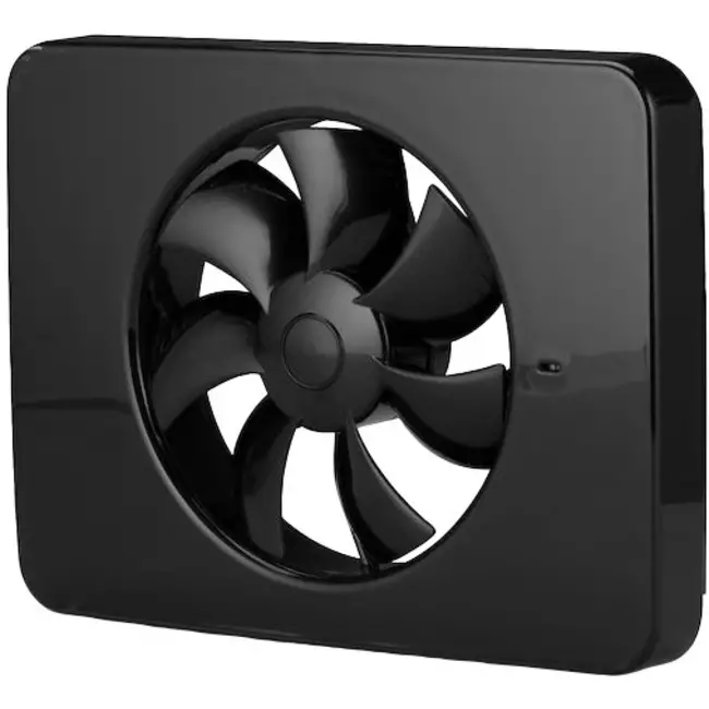 Vent-Axia Lo-Carbon iQ bathroom extractor fan Fresh Intellivent BLACK Ø100 - 125 mm