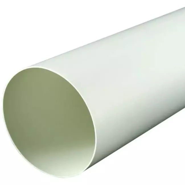 Round plastic ventilation duct&nbspØ 125 mm L= 1 A125-1