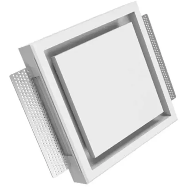 Ergovent frameless square ventilation valve 125 mm
