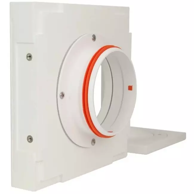 Ergovent frameless square ventilation valve 125 mm