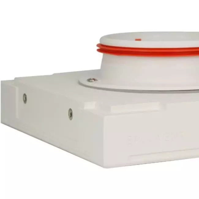 Ergovent frameless square ventilation valve 125 mm