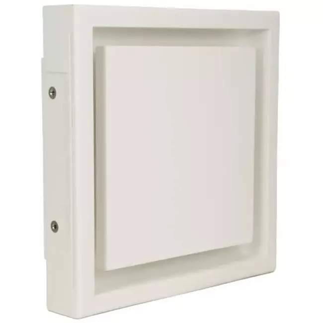Ergovent frameless square ventilation valve 125 mm