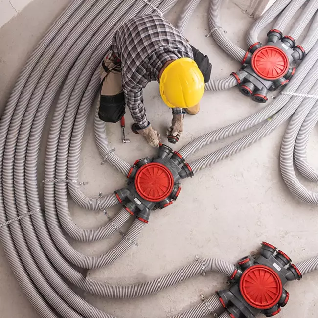 Heatpex Aria air distribution duct diameter 75 mm (50 meters)