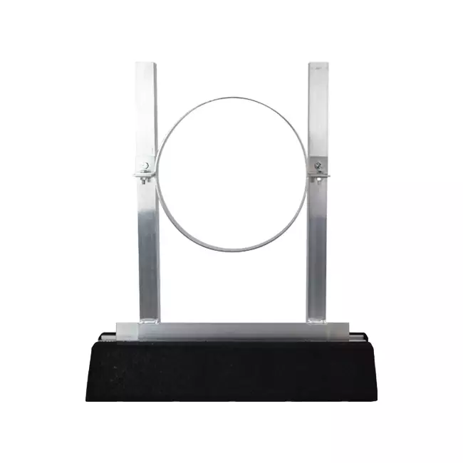 Aluminium roof bracket for spiral pipe diameter 125mm