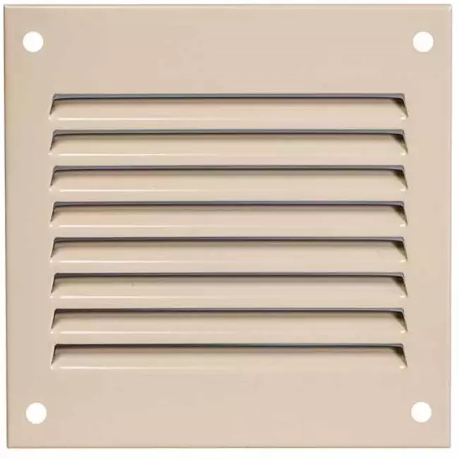 Metal grille 100x100mm beige - MR1010Y