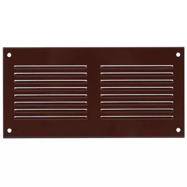 Metal grille 200x100mm brown - MR2010B