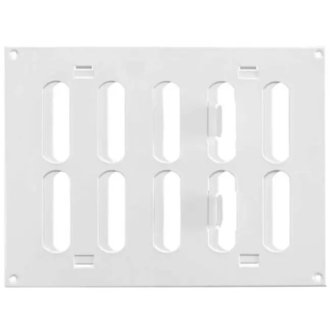 Adjustable metal slot diffuser 200x150 white - MR2015R - RAL9016