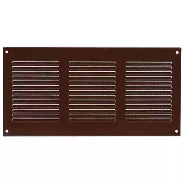 Metal grille 300x150mm brown - MR3015B