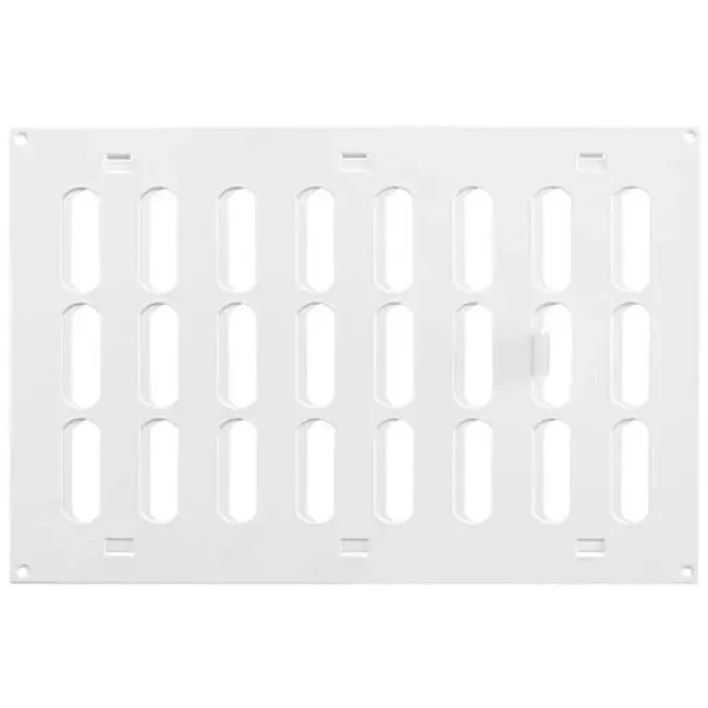 Adjustable metal slot diffuser 300x200 white - MR3020R - RAL9016 - RAL9016