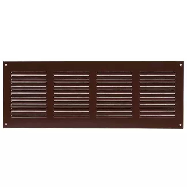 Metal grille 400x150mm brown - MR4015B