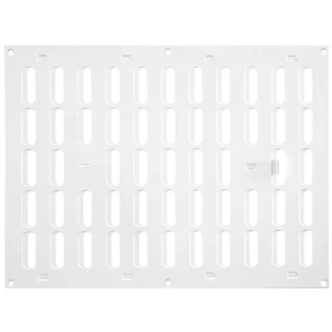 Adjustable metal slot diffuser 400x300 white - MR4030R - RAL9016