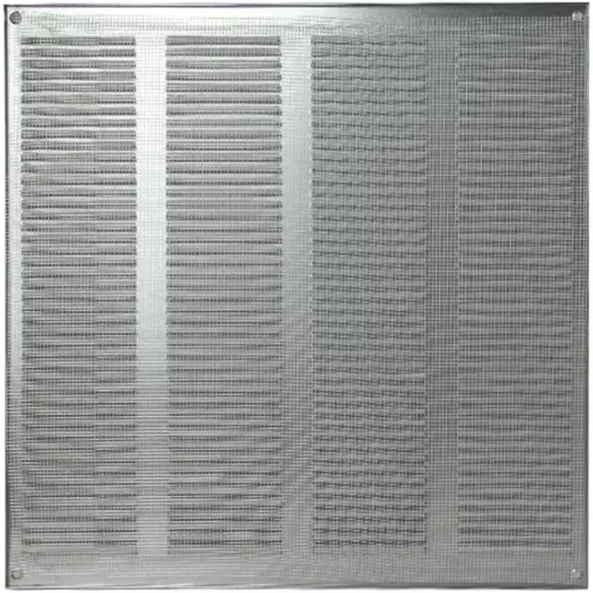 Metal grille 400x400mm zinc - MR4040Zn