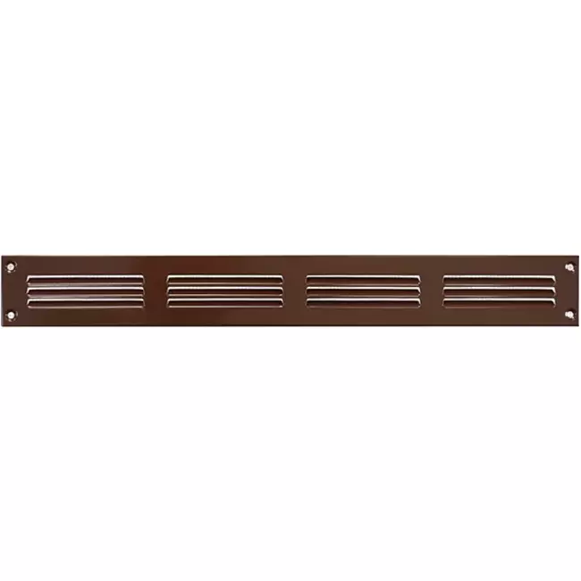 Metal grille 400x50mm brown - MR405B