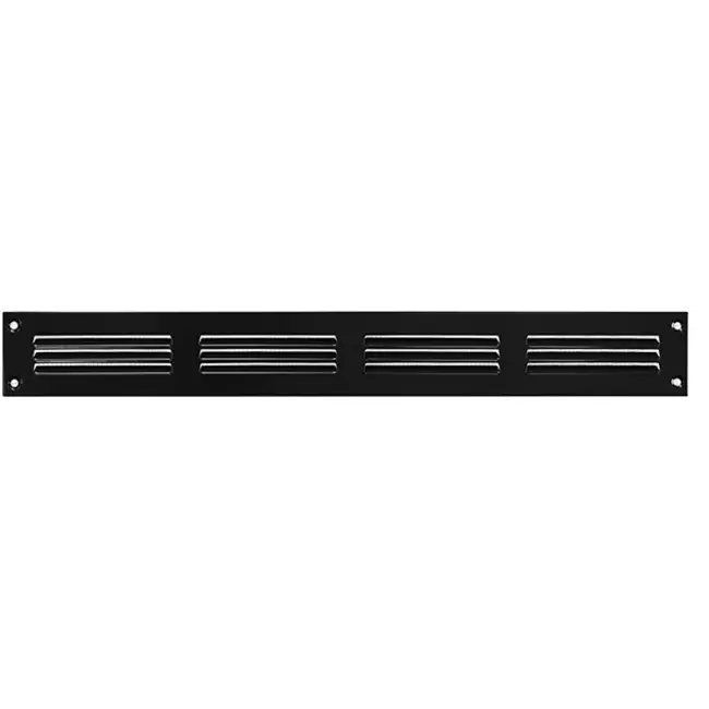 Metal grille 400x50mm black - MR405M - RAL9005