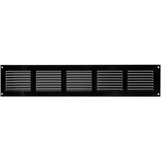 Metal grille 500x100mm black - MR5010M - RAL9005