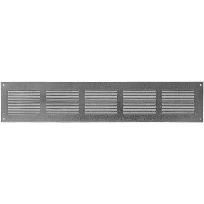 Metal ventilation grille rectangular 500x100 zinc - MR5010ZN
