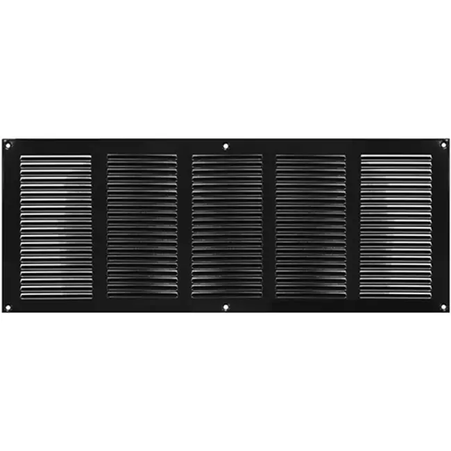 Metal grille 500x200mm black - MR5020M - RAL9005