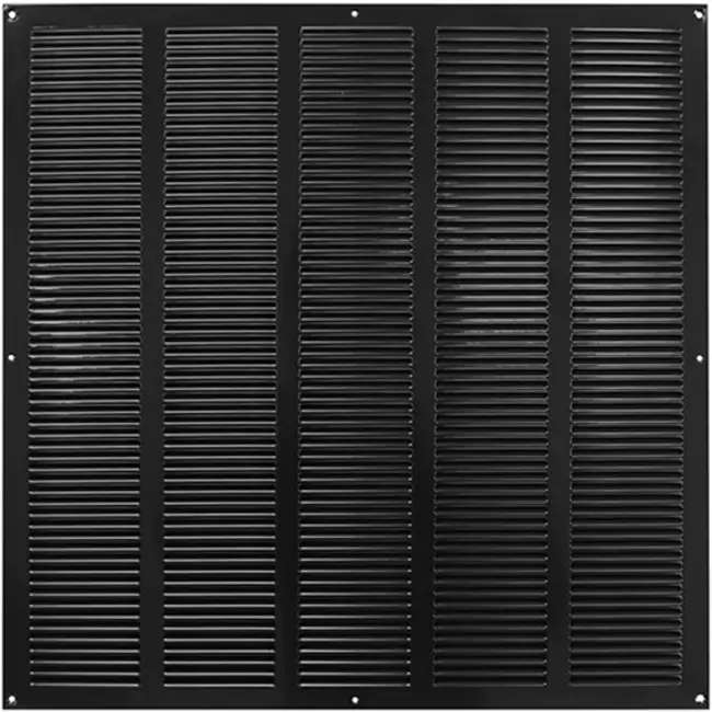 Metal grille 500x500mm black - MR5050M - RAL9005
