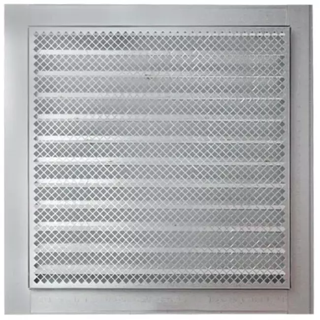 Metal grille industrial 200x200mm zinc - MRF2020Zn
