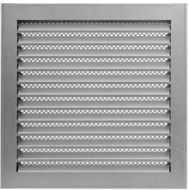 Metal grille 300x300mm zinc - MRF3030Zn