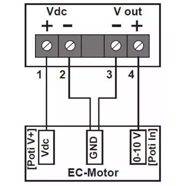 Ruck® 3-step potentiometer 10 kO - MTP 30