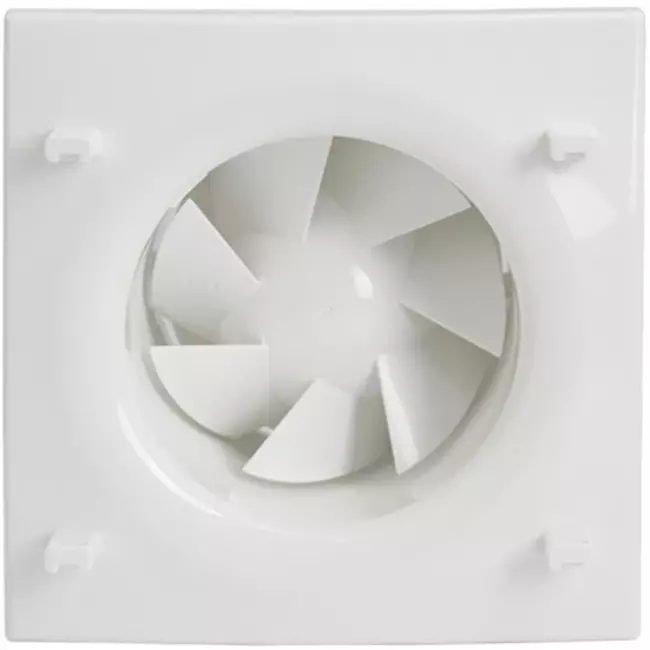 Vent Axia silent bathroom extractor fan Ø100 mm - With timer and humidity sensor - Vent Axia Mute 100 HTN
